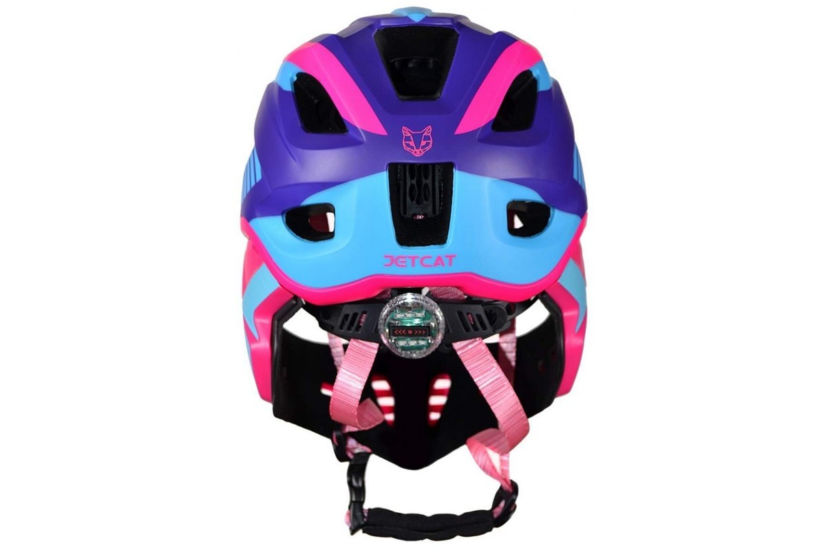 картинка Шлем детский FullFace "JetCat" Raptor (PINK/PURPLE/BLUE) S от магазина beagle-shop